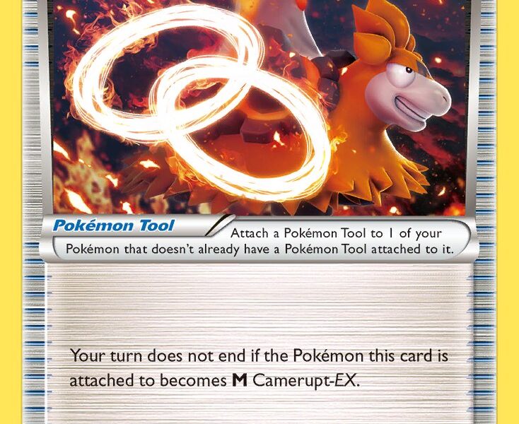 Camerupt Spirit Link Pokemon Kaart