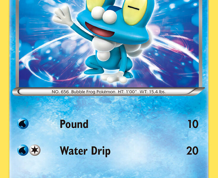 Froakie Pokemon Kaart