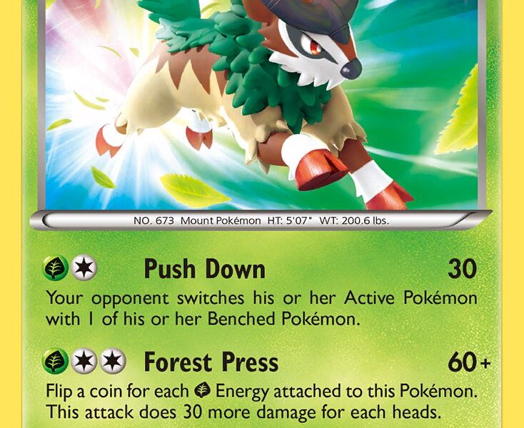 Gogoat Pokemon Kaart