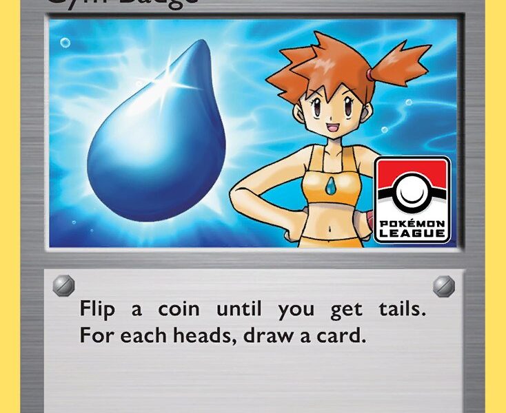 Gym Badge Pokemon Kaart
