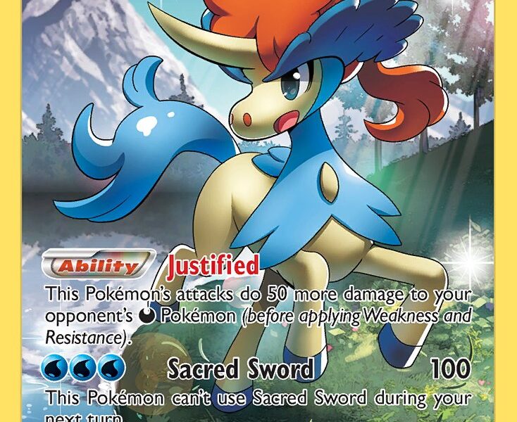 Keldeo Pokemon Kaart