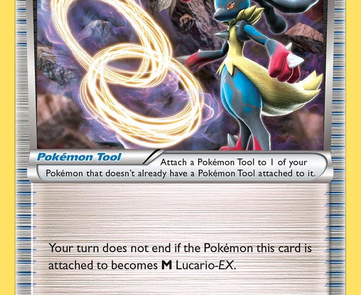 Lucario Spirit Link Pokemon Kaart