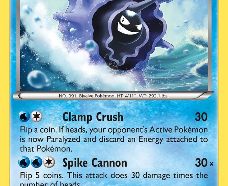 Cloyster Pokemon Kaart