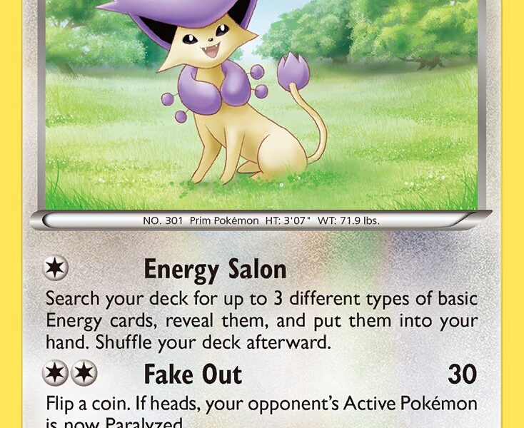 Delcatty Pokemon Kaart