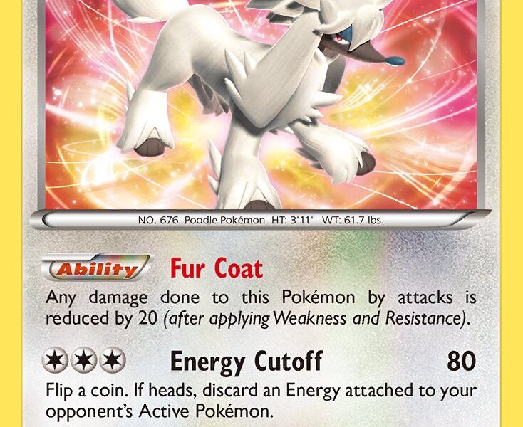 Furfrou Pokemon Kaart