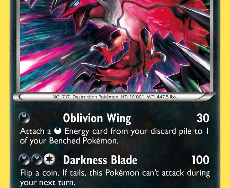 Yveltal Pokemon Kaart