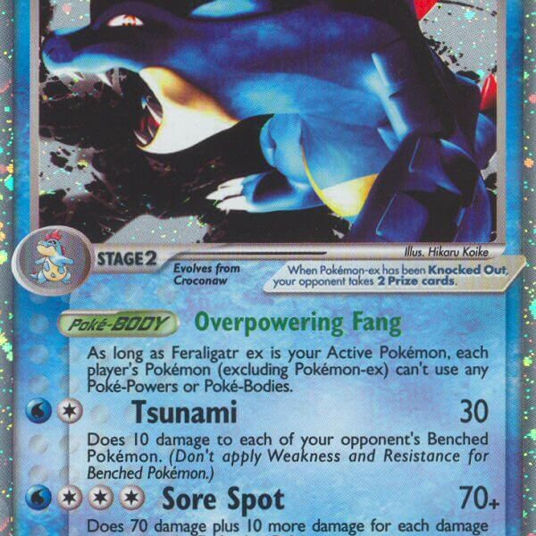 Feraligatr ex Pokemon Kaart