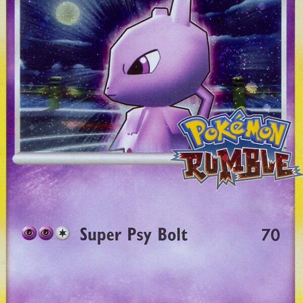 Mewtwo Pokemon Kaart