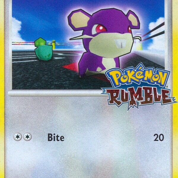 Rattata Pokemon Kaart