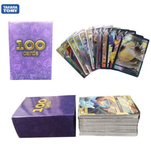 100Pcs Vmax Pokemon cards V mega GX anime collection Trade card Pokemon booster shiny pokemon toy cards for kids