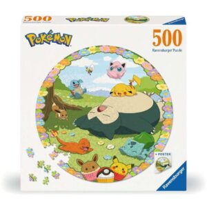 Ravensburger puzzel rond pokemon en fleurs 500 stukjes