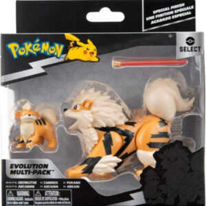 Pokemon Battle Figure Evolution Pack – Growlithe & Arcanine