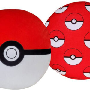 Pokemon Pluche Pillow – PokeBall/Pokeball Pattern