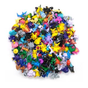 2-3cm 144Pcs Tomy Different Styles Pokemon Figures Model Collection Pokémon Pikachu Anime Figure Toys Dolls Child Birthday Gift