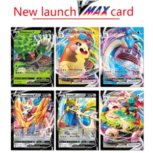 2020 324pcs Pokemon Action Figures Trading Card Game Set Booster Box Sword Shield Vmax New English Edition Tomy Children Toy