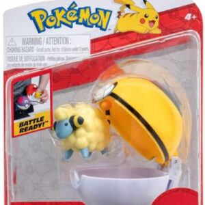 Pokemon Figure – Mareep + Level Ball (Clip ‘n’ Go)