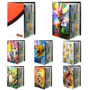240PCS Pokemon Cards Album Book Cartoon Anime Game Card EX GX Collectors Loaded List Binder Folder Holder Capacity Toys For Kids