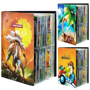 240pcs Game Album Pokemon EX GX Collectible Book Holder Capacity Cartoon Pokemon Trading Cards Kid Loaded List Binder Folder Toy
