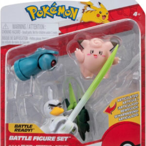 Pokemon Battle Figure Pack – Beldum, Sirfetch’d & Clefairy