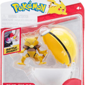 Pokemon Figure – Abra + Level Ball (Clip ‘n’ Go)