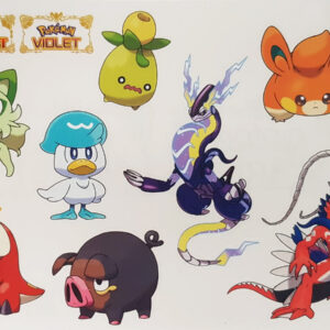 Pokemon Scarlet & Violet Sticker Sheet