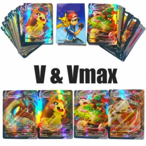 30/60Pcs English Vmax GX Tag Team Shining TAKARA TOMY Pokemon Cards English Game Battle Carte Trading Cards Game Children Toy