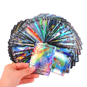300 PCS French Version Pokemon Card Featuring 20EX 20MEGA 120 Gx 110V 30 VMAX