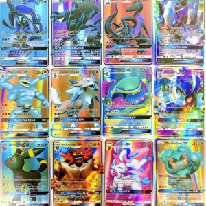300Pcs English GX Tag Team Shining TAKARA TOMY Pokemon Cards English Game Battle Carte 200pcs Trading Cards Game Children Toy