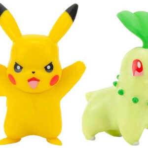 Pokemon Battle Figure Pack – Pikachu & Chikorita