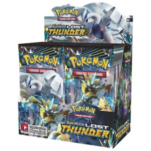 324 Cards Pokemon Card Sun & Moon Lost Thunder Booster Box (Pack of 36) Trading Card Game Kids Collection Toys