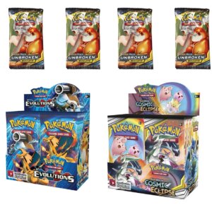 324 Cards Pokemon Card Sun & Moon Lost Thunder Booster Box (Pack of 36) Trading Card Game Kids Collection Toys
