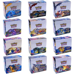 324Pcs/Box 15 Style Pokemon Card Sun & Moon Hidden Fates English Evolutions Booster Collectible Trading Card Game Children Toy
