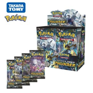 324Pcs/Box Pokemon Cards Sun & Moon Lost Thunder English Trading Card Game Evolutions Booster Box Collectible Kids Toys Gift