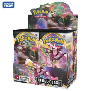 324Pcs Pokemon Cards TCG: Sword & Shield Rebel Clash Booster Box Collectible Trading Card Game 2020 Newest Kids Toys