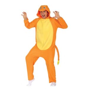 Oranje anime dier onesie