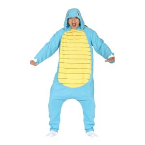 Blauwe anime dier onesie