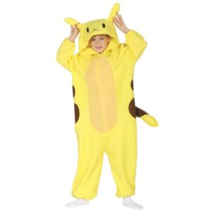 Geel cartoonfiguur jumpsuit voor kinderen