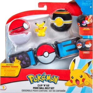 Pokemon Clip ‘N Go Poke Ball Belt (Waving Pikachu + Poke Ball & Luxury Ball)