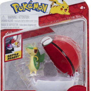 Pokemon Figure – Snivy + Poke Ball (Clip ‘n’ Go)