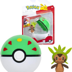 Pokemon Figure – Chespin + Friend Ball (Clip ‘n’ Go)
