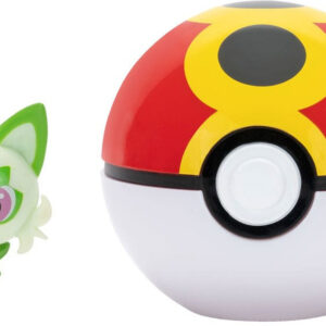 Pokemon Figure – Sprigatito + Repeat Ball (Clip ‘n’ Go)