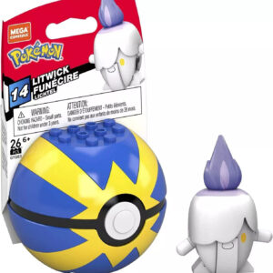 Mega Construx Pokemon – Litwick in Quick Ball