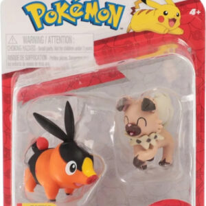 Pokemon Battle Figure Pack – Tepig & Rockruff