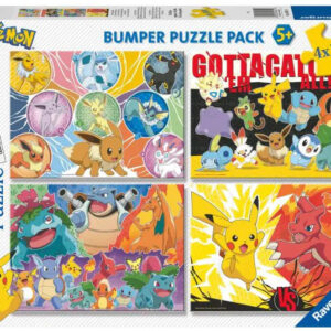 Pokemon – Gotta Catch’em All! Bumper Puzzle Pack (4×100 pcs)