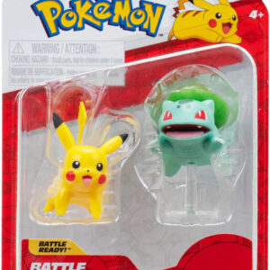 Pokemon Battle Feature Figure – Pikachu & Bulbasaur