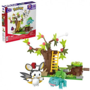 Mega Construx Pokemon – Emolga and Bulbasaur’s Charming Woods