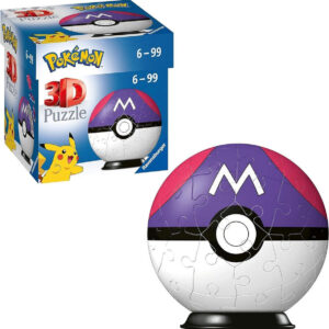 Pokemon 3D Puzzle – Master Ball (55 pc)