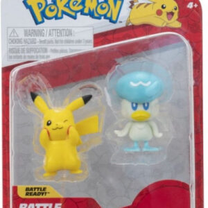 Pokemon Battle Figure Pack – Pikachu & Quaxly