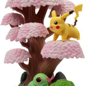 Pokemon Vinyl Figures Select Environment Serie – Spring Forest & Caterpie & Pikachu