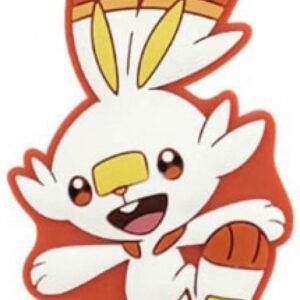 Pokemon Rubber Reel Keychain – Scorbunny